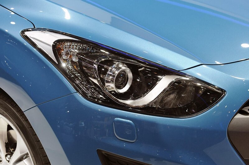 Car Headlight — Blue, Neutral