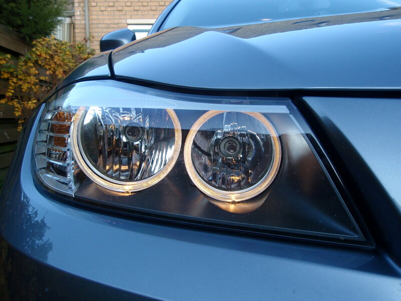 Car Headlight — Blue
