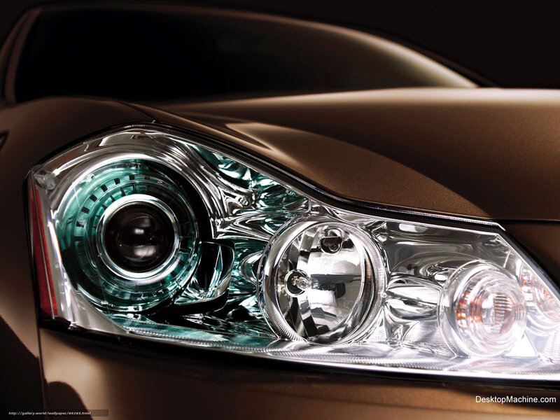 Car Headlight — Brown