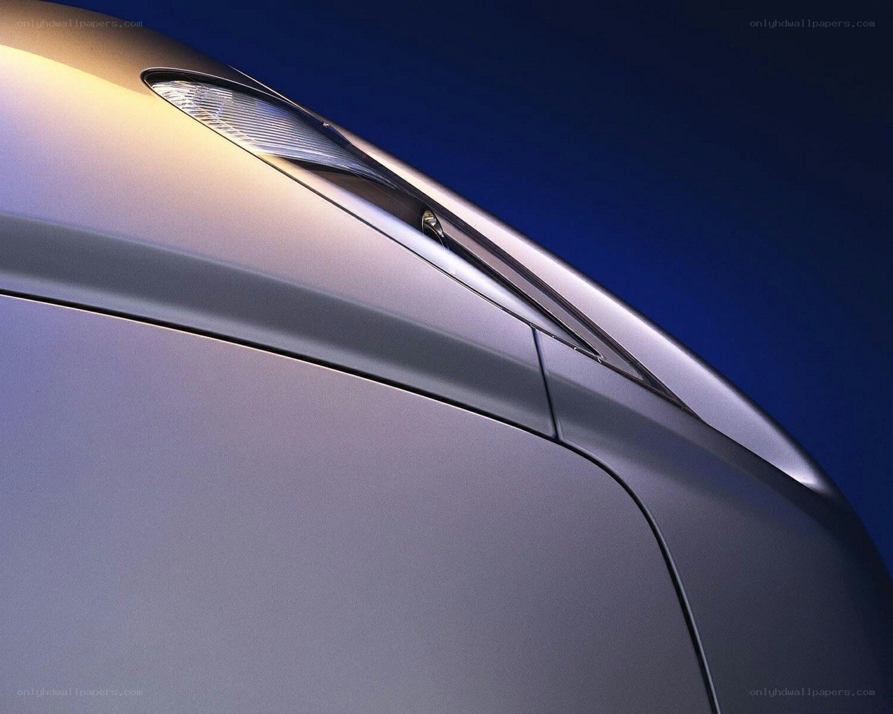 car headlight close-up