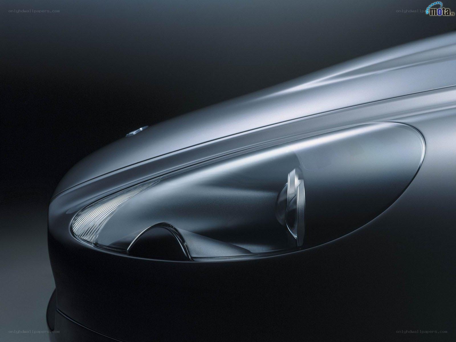 car headlight close-up