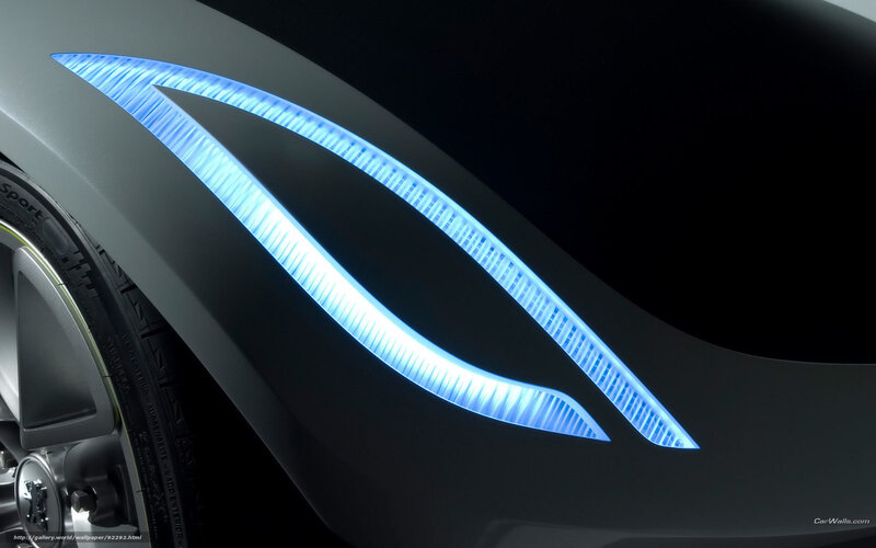 Car Headlight Design — Blue