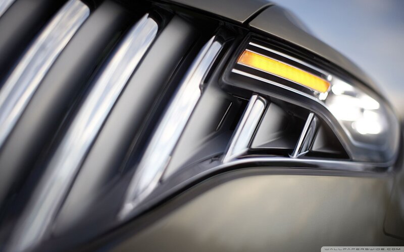 Car Headlight Detail — Black, Dramatic, Photograph, Grille