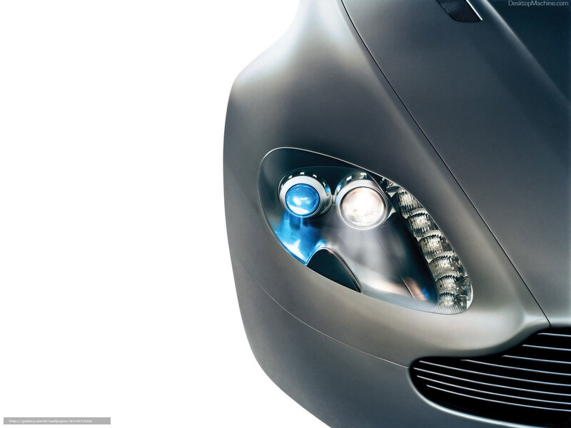 Car Headlight Detail — Gray