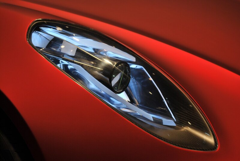 Car Headlight — Red