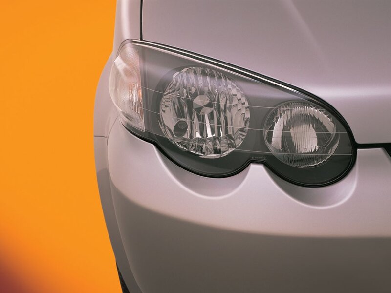 Car Headlight — Silver, Dramatic, Photograph, Fender, Orange Background