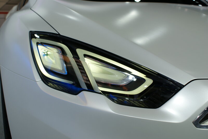 Car Headlight — White