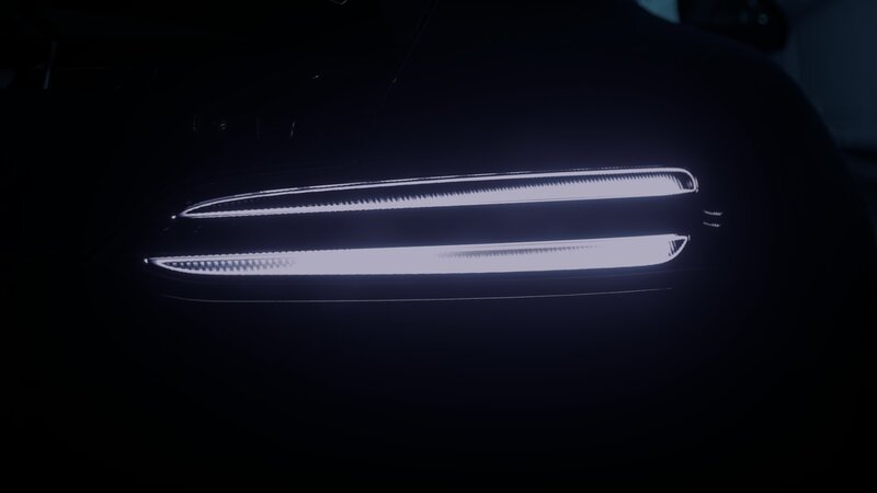 Car Headlights at Night — Black, Dark, Photograph, Car Body