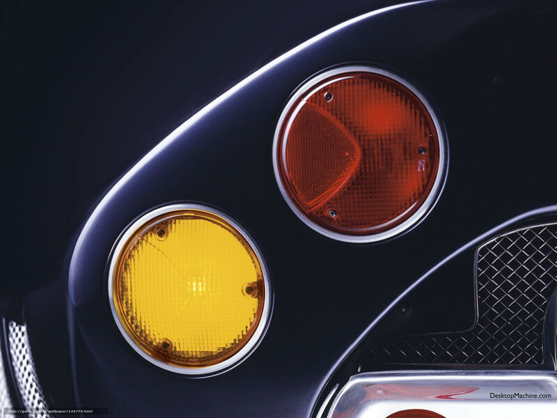 car headlights close-up