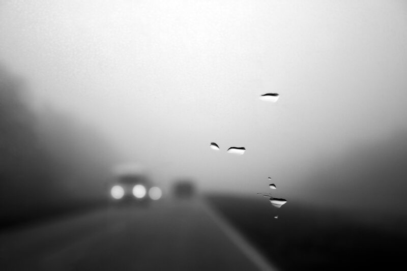 Car Headlights in Fog