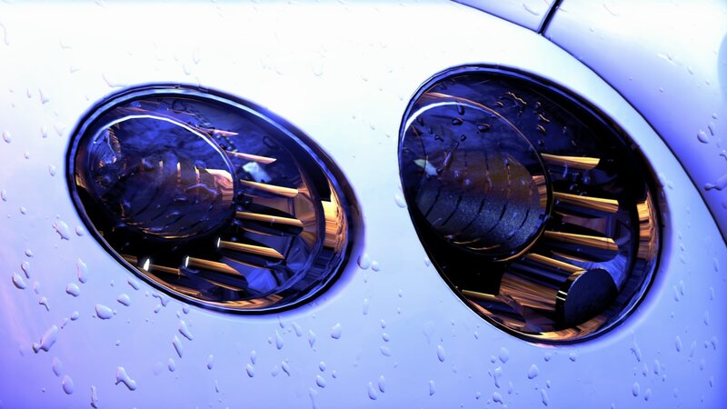 Car Headlights — White, Dramatic