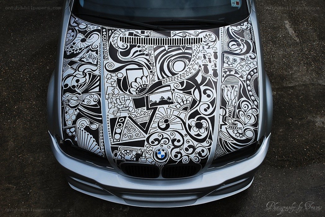 car hood art design