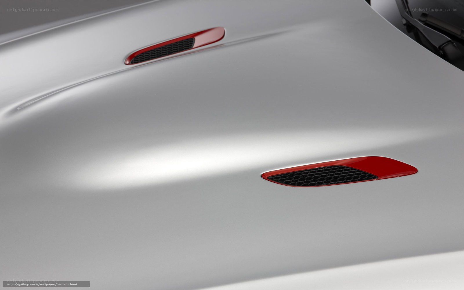 car hood vents detail