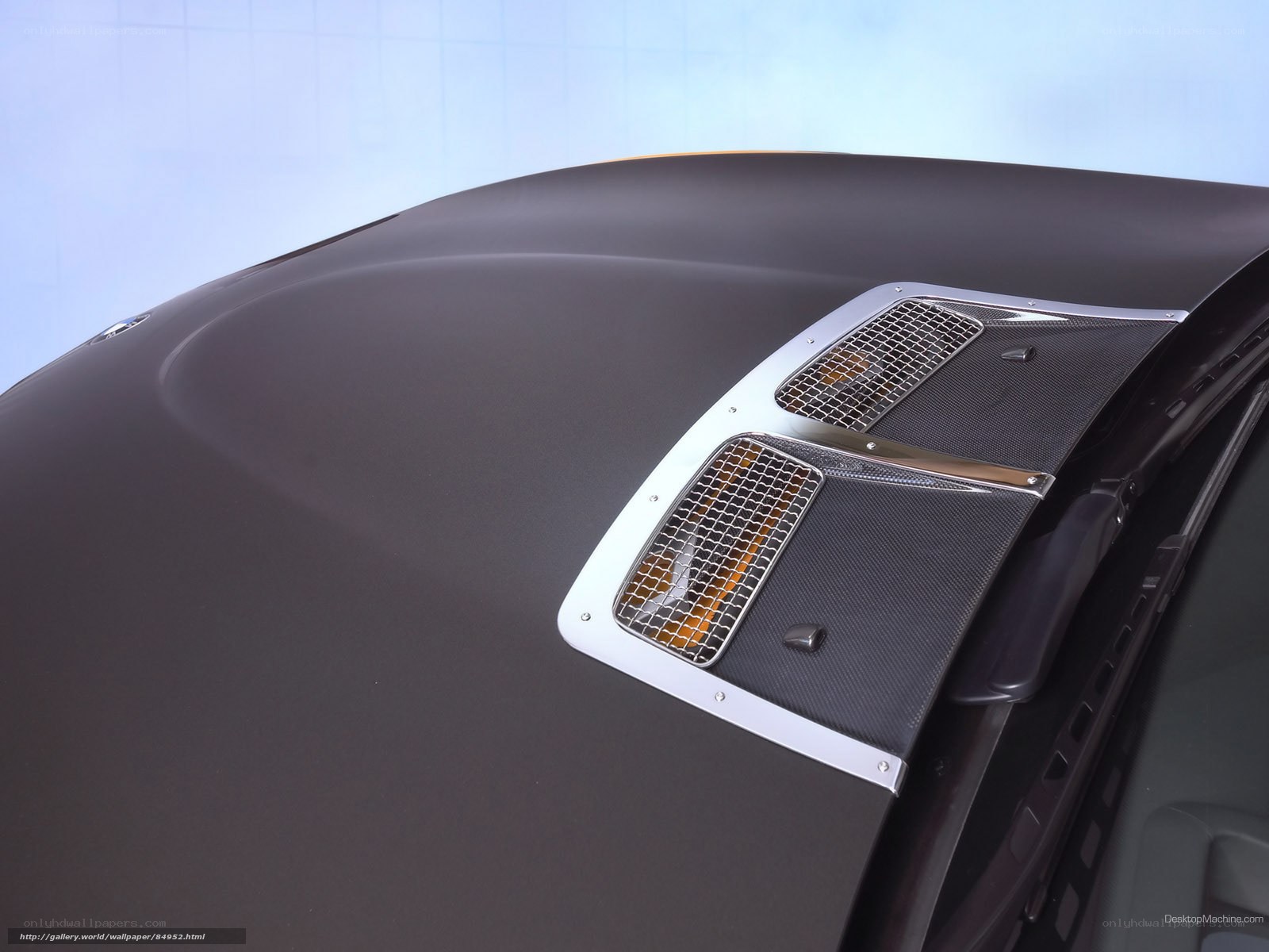 car hood with vents