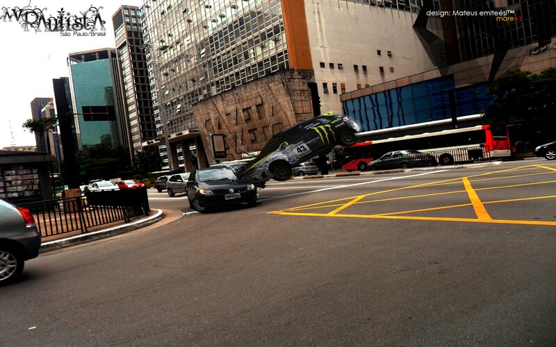 Car in Mid-air Crash