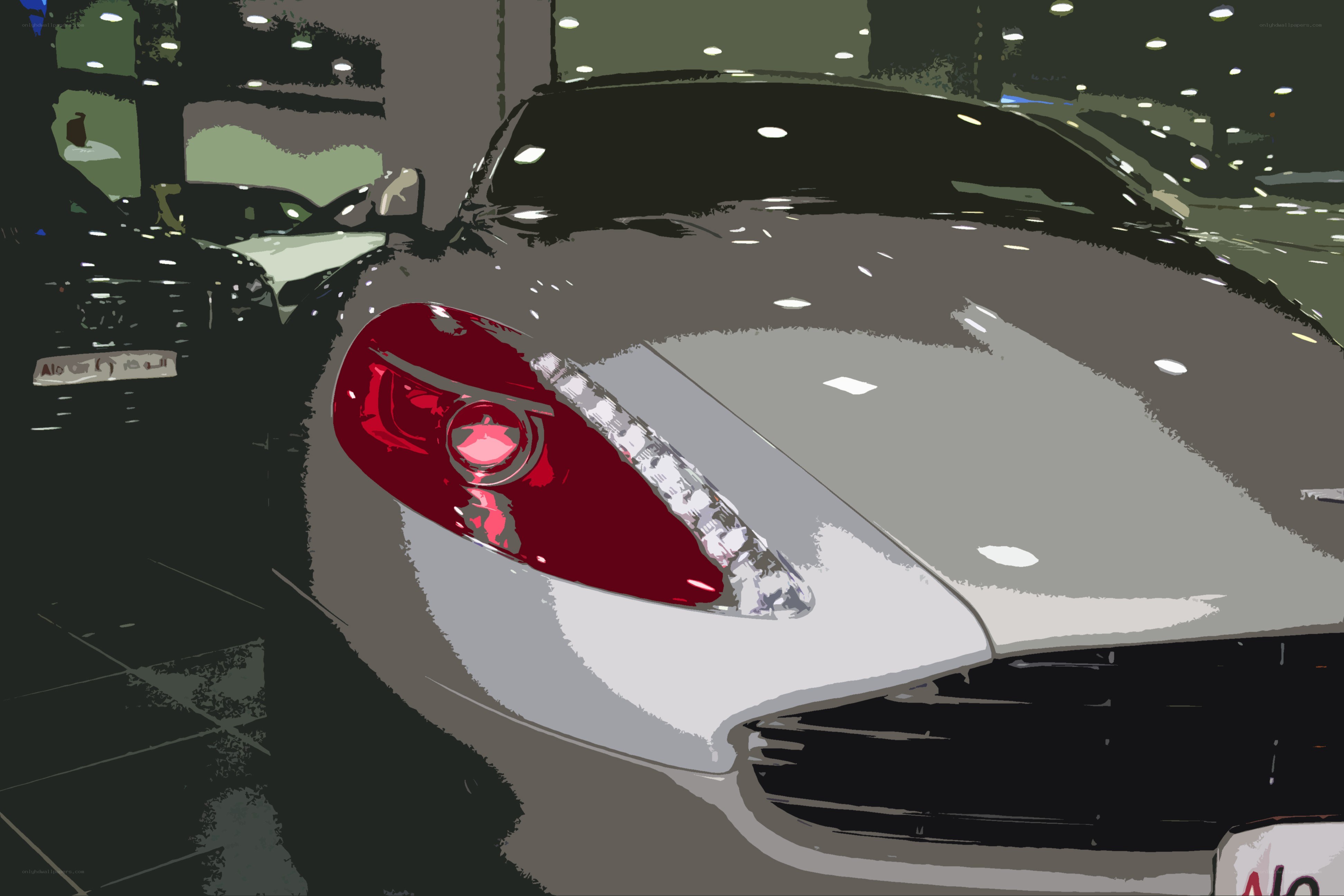 car in showroom