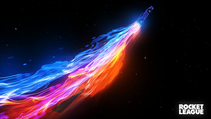 Car in Space with Flames
