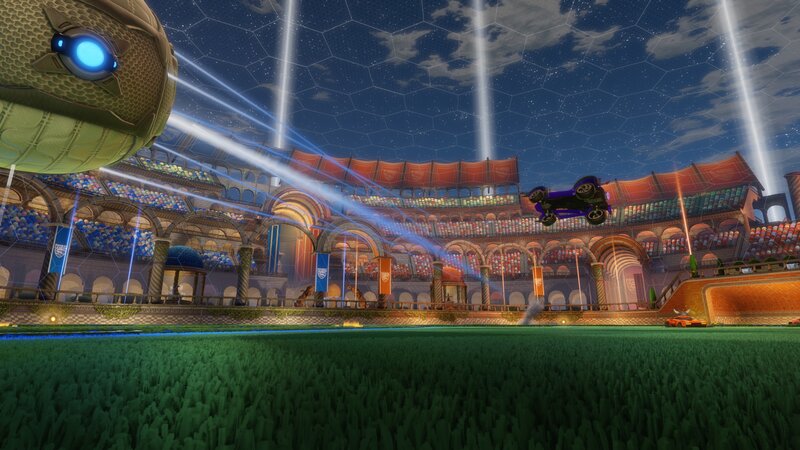 Car in Stadium