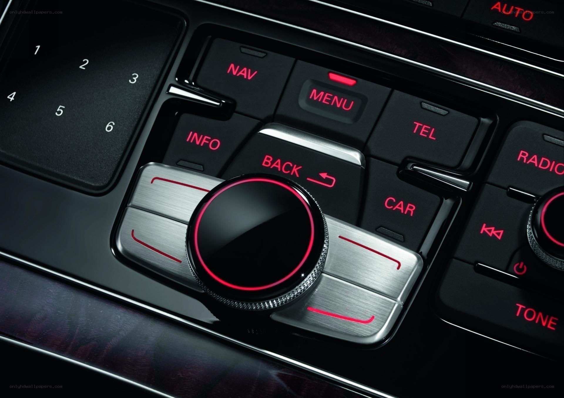 car infotainment control panel