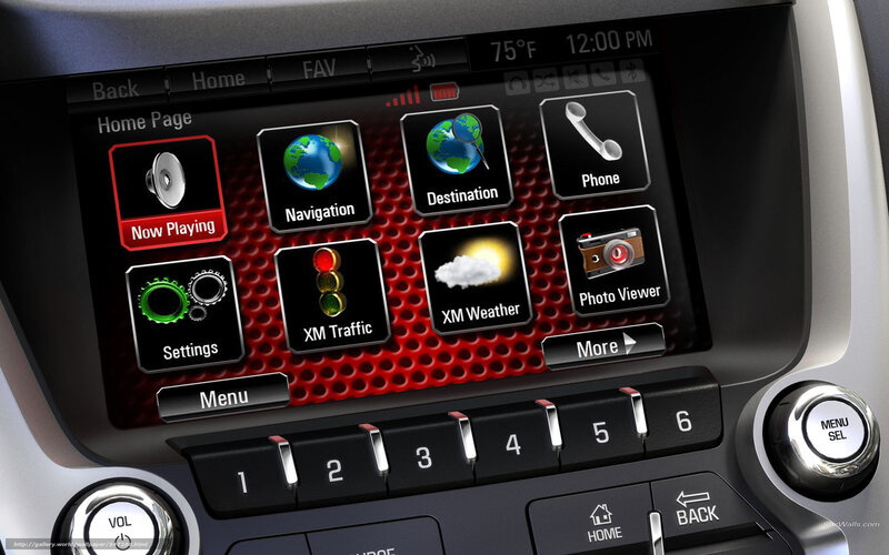 Car infotainment home screen