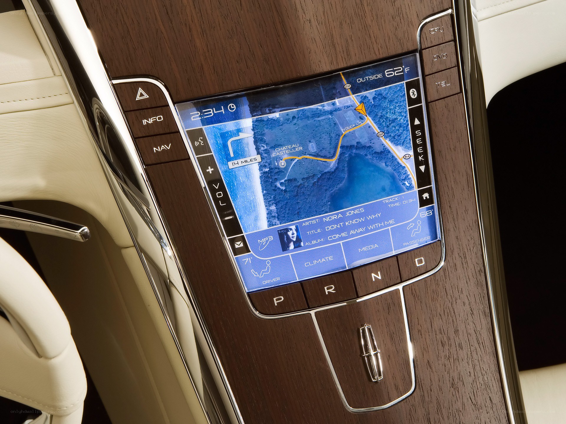 car infotainment system display