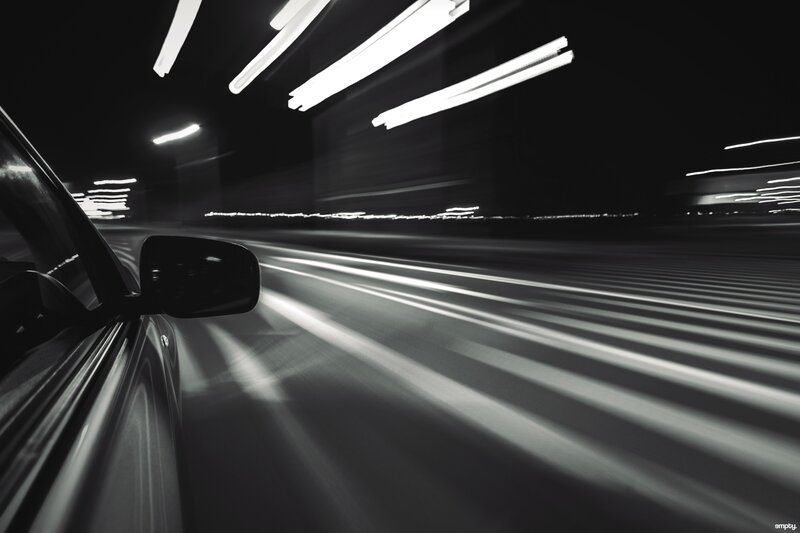 Car Interior at Night — Black, Dynamic