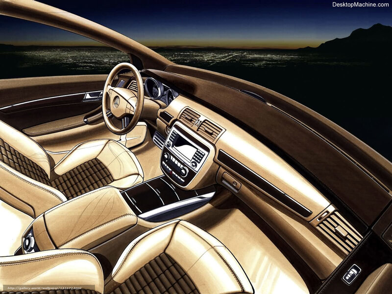 Car Interior — Beige, Dramatic