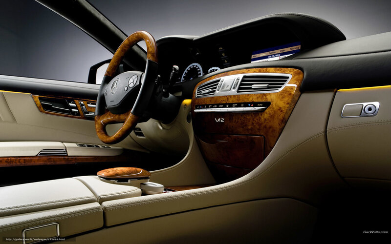 Car Interior — Beige, Luxurious, Photograph, Steering Wheel, Dashboard, Center Console