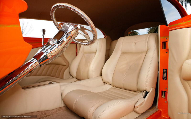 Car Interior — Beige, Luxurious