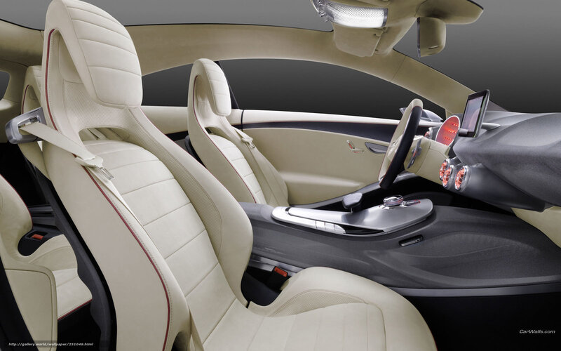 Car Interior — Beige, Modern, Photograph, Seats, Dashboard