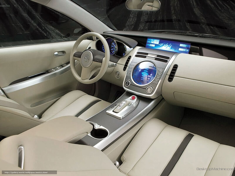 Car Interior — Beige, Modern, Photograph, Steering Wheel