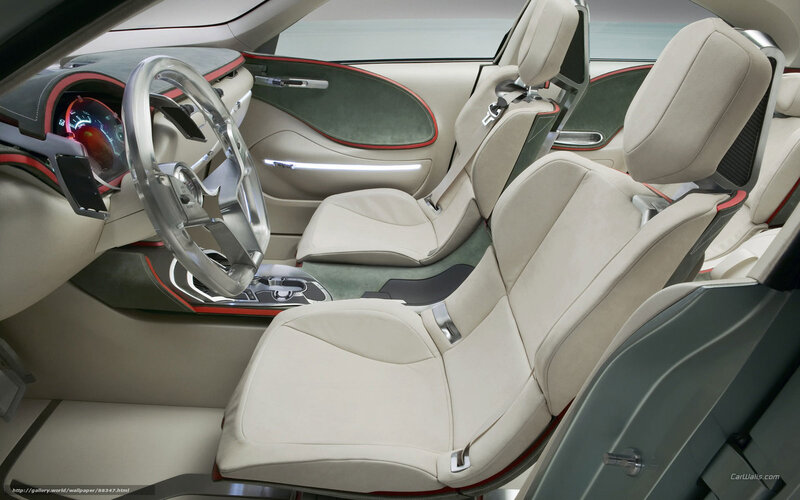 Car Interior — Beige, Modern