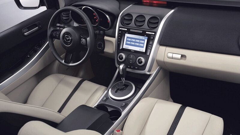 Car Interior — Beige, Silver