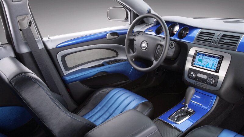 Car Interior — Black, Blue