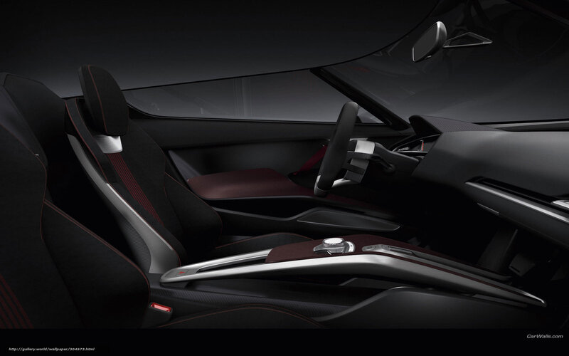 Car Interior — Black, Dark, 3d Render