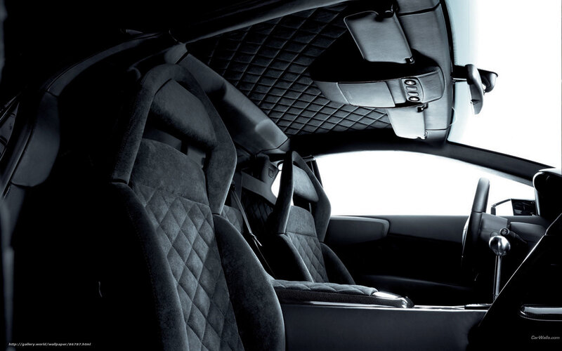 Car Interior — Black, Dramatic, Photograph