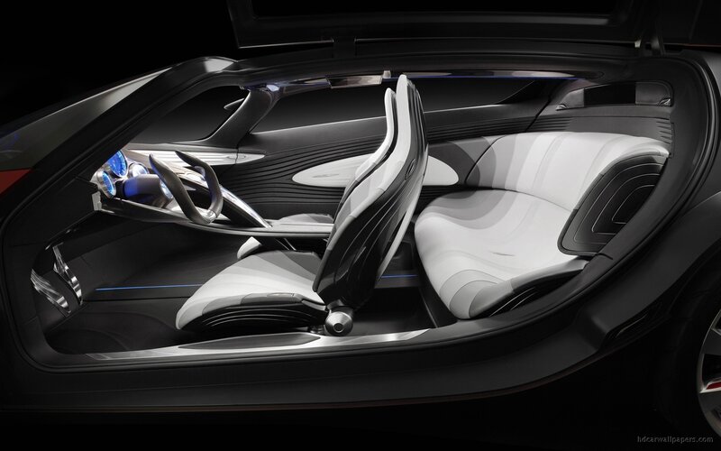 Car Interior — Black, Futuristic, Photograph, Seats