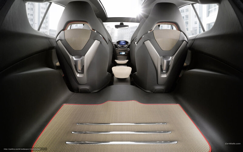 Car Interior — Black, Modern, 3d Render, Seats