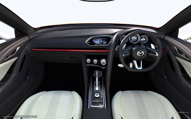 Car Interior — Black, Modern, 3d Render, Steering Wheel, Center Console