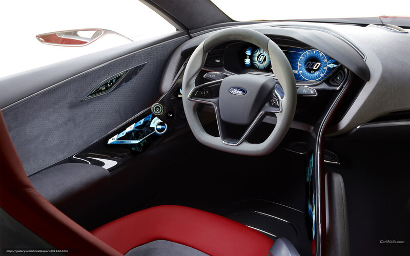 Car Interior — Black, Modern, 3d Render, Steering Wheel, Dashboard, Red Seat