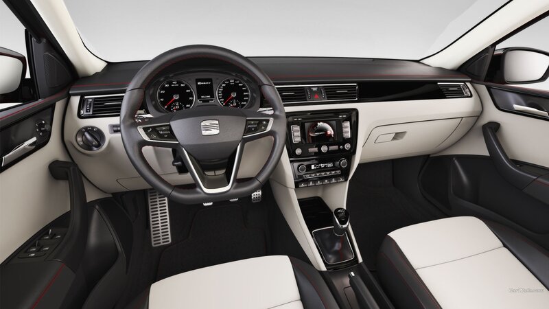 Car Interior — Black, Modern, Photograph, Steering Wheel, Dashboard, Center Console, White, Gray