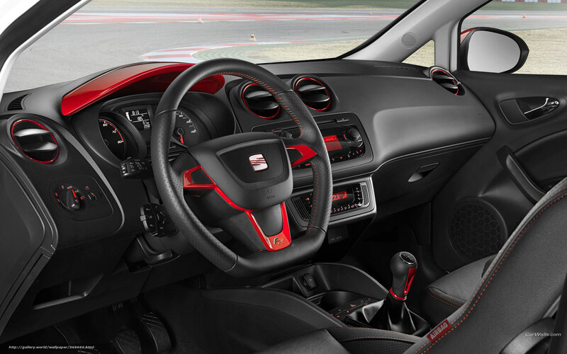 Car Interior — Black, Sporty, Photograph, Steering Wheel