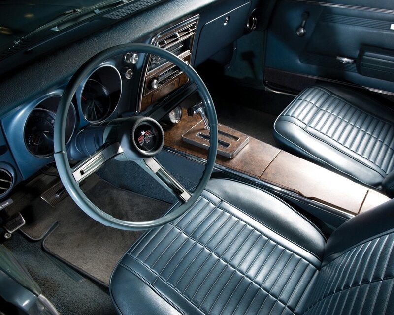 Car Interior — Blue, Classic