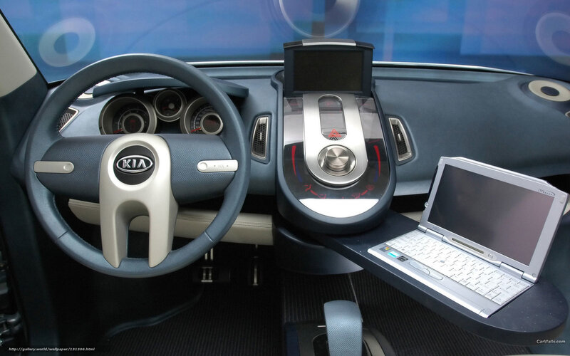 Car Interior — Blue, Modern, Photograph, Steering Wheel