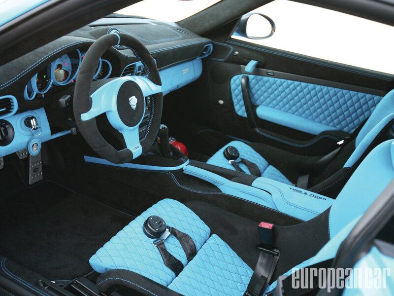 Car Interior — Blue, Modern, Photograph