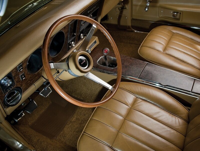 Car Interior — Brown, Classic, Photograph