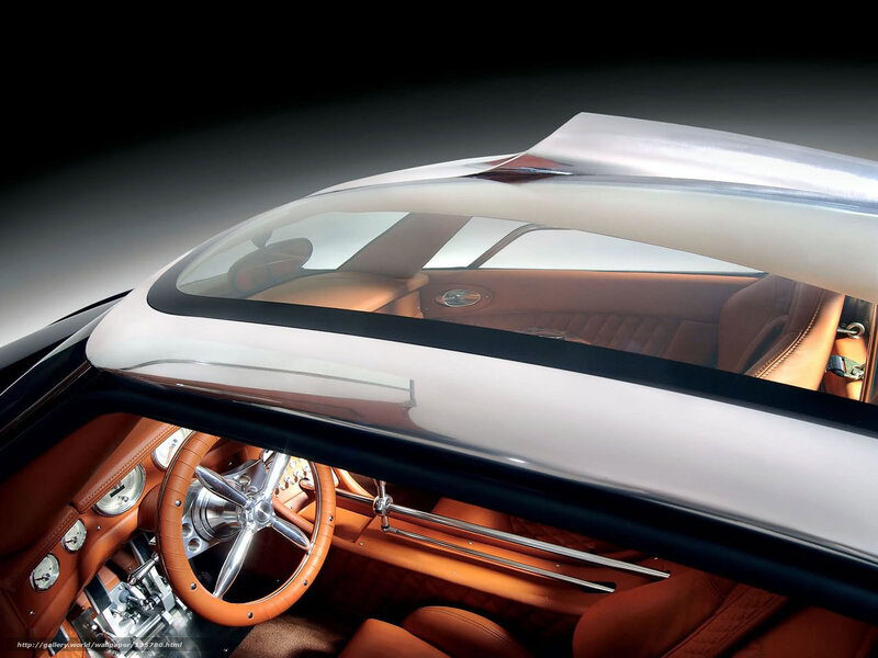 Car Interior — Brown, Dramatic, Photograph, Steering Wheel