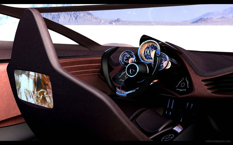 Car Interior — Brown, Futuristic