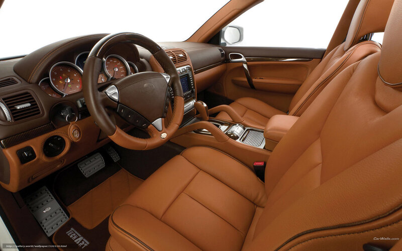 Car Interior — Brown, Luxurious