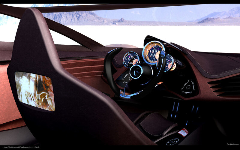 Car Interior — Brown, Modern, Afternoon